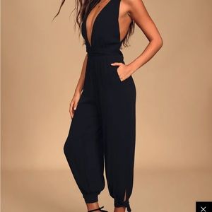 Black convertible jumpsuit